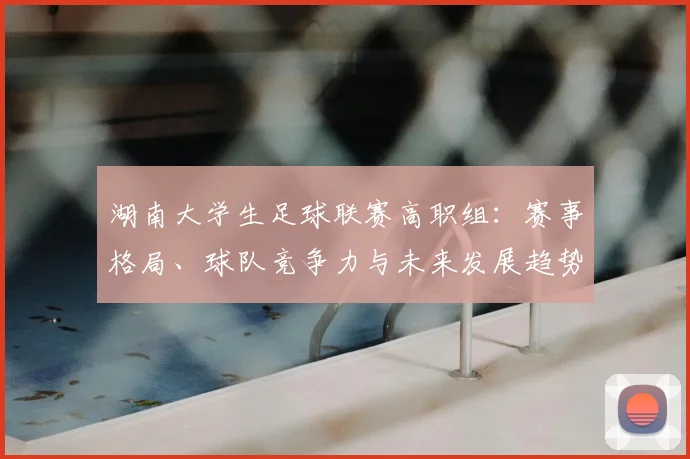 湖南大学生足球联赛高职组:赛事格局、球队竞争力与未来发展趋势深度解析